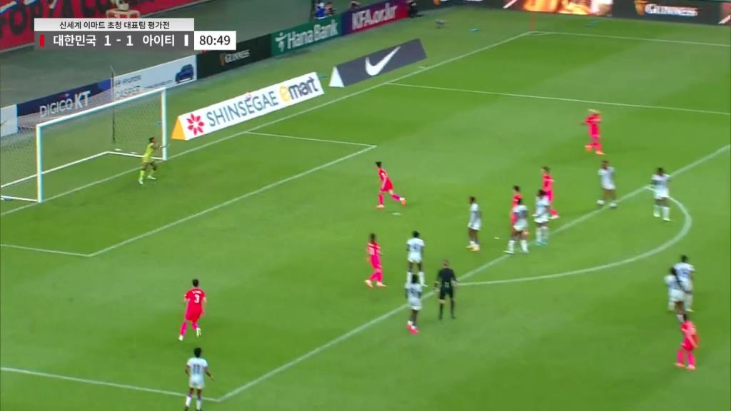 笑容好甜！韓國女足一腳世界波，進球后的慶祝好可愛啊~